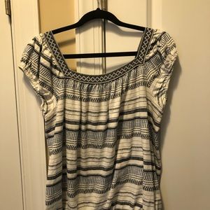 Max studio striped shirt